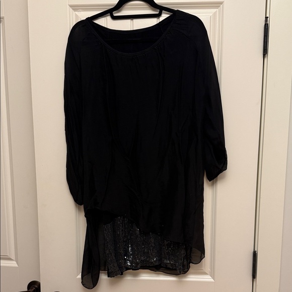 Tops - Elegant Black Women's Top